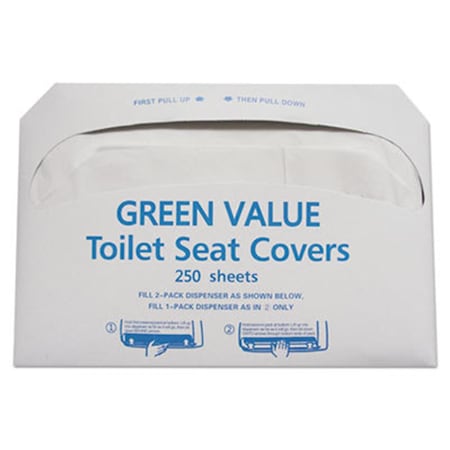 Half-Fold Toilet Seat Covers, White - 14.75 X 16.5 In.